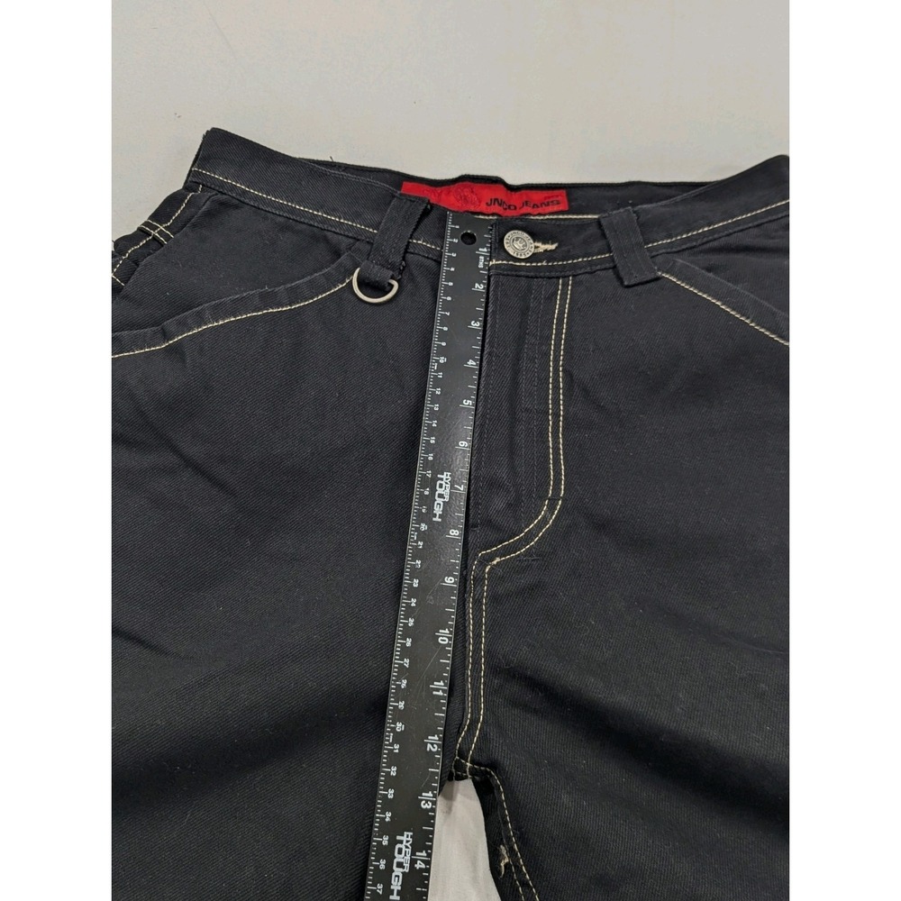 New No Tags Vintage Baggy Black Jnco Embroidered Phoenix 85 Jeans Wide Leg 30x30 - Picture 8 of 11